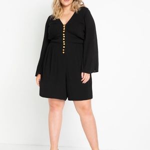 Eloquii Flare Sleeve Romper